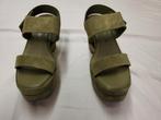 Dames sandalen Olijf groen, maat: 39, van Pedro Gàrcia, Pedro Gàrcia, Nieuw, Groen, Sandalen of Muiltjes