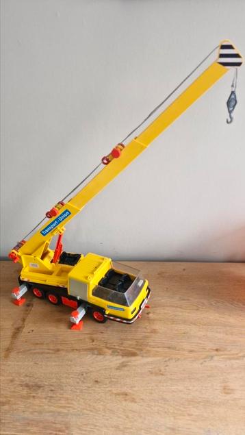 playmobil hijskraan kraanwagen telescoopkraan beschikbaar voor biedingen