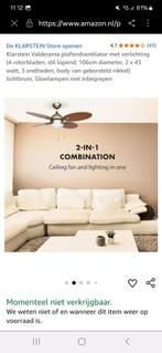 Plafondventilator nieuw!, Ophalen, Nieuw, Plafondventilator