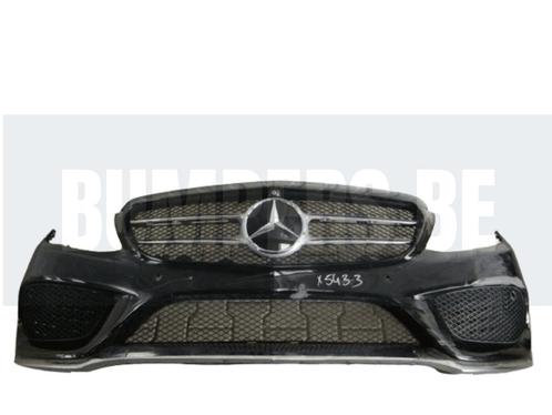 Bumper Mercedes C klasse W205 AMG 14-18  Voorbumper CAMERA X, Auto-onderdelen, Carrosserie en Plaatwerk, Bumper, Voor, Gebruikt