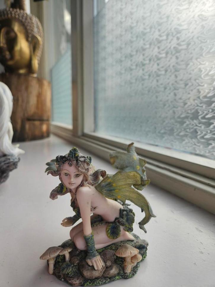 Mooie Bosfee Beeldje, Verzamelen, Beelden en Beeldjes, Zo goed als nieuw, Dier, Ophalen of Verzenden