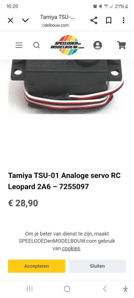 Rc Servo's 5 stuks, Hobby en Vrije tijd, Modelbouw | Radiografisch | Auto's, Gebruikt, Onderdeel, Ophalen