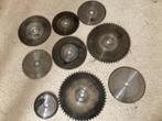 9 cirkelzaagbladen diameter 24 mm, Gebruikt, Cirkelzaag, 600 tot 1200 watt, Ophalen of Verzenden