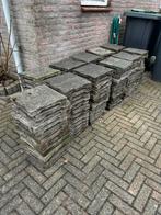 132 Stuks Tegels 30x30 cm, Tuin en Terras, Tegels en Klinkers, Ophalen, Gebruikt, 10 m² of meer, Beton