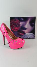 Sergio Todzi pumps, stiletto met spikes, roze. Maat 40. 8A4