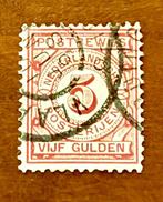 POSTBEWIJS ZEGEL PW6 VIJF GULDEN, Ophalen of Verzenden, T/m 1940, Gestempeld