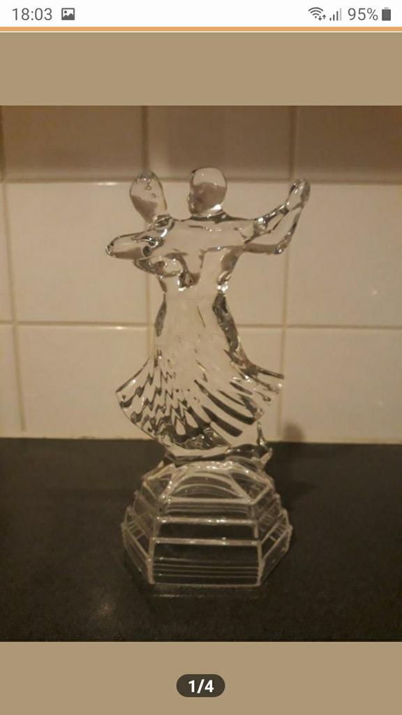 Kristallen danspaar, Ophalen of Verzenden