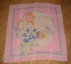 Leonard Paris mousseline zijden sjaal, 90 x 90 cm handgerold, Kleding | Dames, Verzenden, Maat 42/44 (L), LEONARD PARIS, Zo goed als nieuw