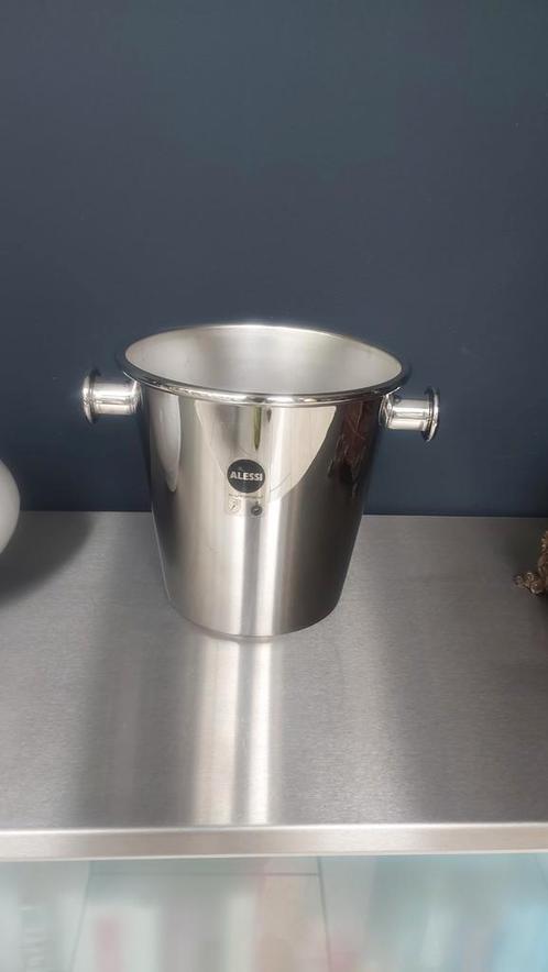 Alessi Sottsass wijn- en champagnekoeler 5052, Huis en Inrichting, Keuken | Keukenbenodigdheden, Zo goed als nieuw, Ophalen of Verzenden