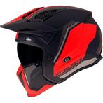 HELM MT STREETFIGHTER SV MAAT S MOTOR/BROMMER rood zwart, Nieuw, Small, Ophalen of Verzenden