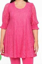 Yoek tuniek Lace/kant wide bottom 46/48, Kleding | Dames, Grote Maten, Ophalen of Verzenden, Zo goed als nieuw, Zwart, Blouse of Tuniek