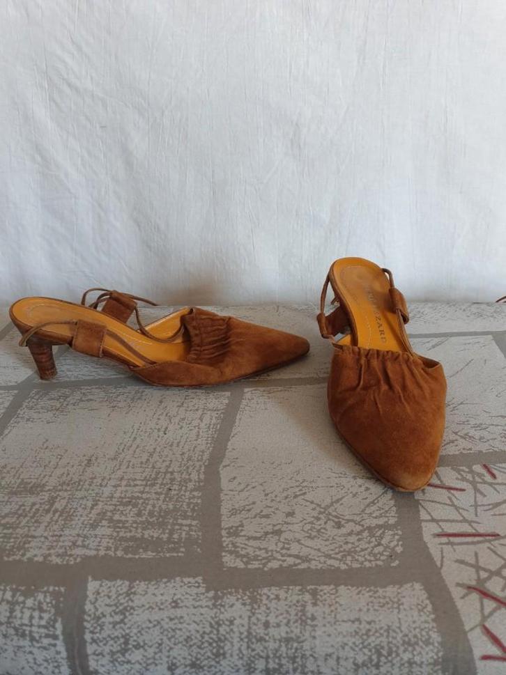 Mooie sandalen of open pumps. Mt 35. Merk Rene Lezard, Kleding | Dames, Schoenen, Zo goed als nieuw, Sandalen of Muiltjes, Bruin