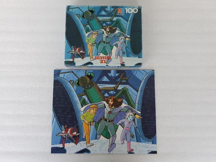 Puzzel Ulysses 31 (MB, 1981) (2), Kinderen en Baby's, Speelgoed | Kinderpuzzels, Gebruikt, Meer dan 50 stukjes, Ophalen of Verzenden