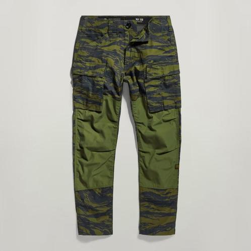 G-Star 3D REGULAR TAPERED CARGO B W32 L34 camo, Kleding | Heren, Broeken en Pantalons, Zo goed als nieuw, Maat 52/54 (L), Groen