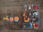 2 stickervellen 3D stickers sticker dieren diertjes, Ophalen of Verzenden, Zo goed als nieuw, Meerdere stickers