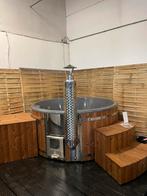 Hottub houtgestookt~ filter~thermo wood~ 316 rvs~ eigen keus