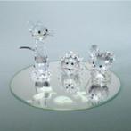 Swarovski Kat, Muis, Egel, Spiegel Replicaset, Verzenden, Zo goed als nieuw, Figuurtje