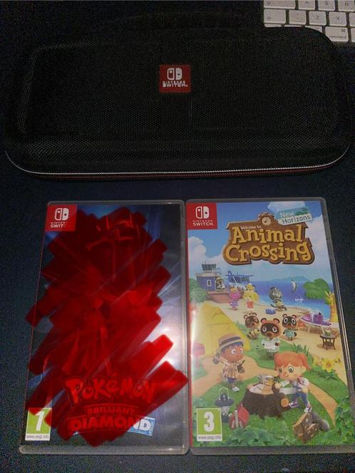 Animal crossing, Switch case and switch sd, Spelcomputers en Games, Games | Nintendo Switch, Zo goed als nieuw, Sport, 3 spelers of meer