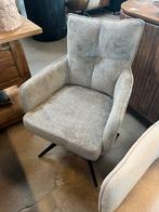 Magazijn leegverkoop draai-eetstoelen microvezelstof metaal, Industrieel hotelchique, Overige kleuren, Metaal, Nieuw