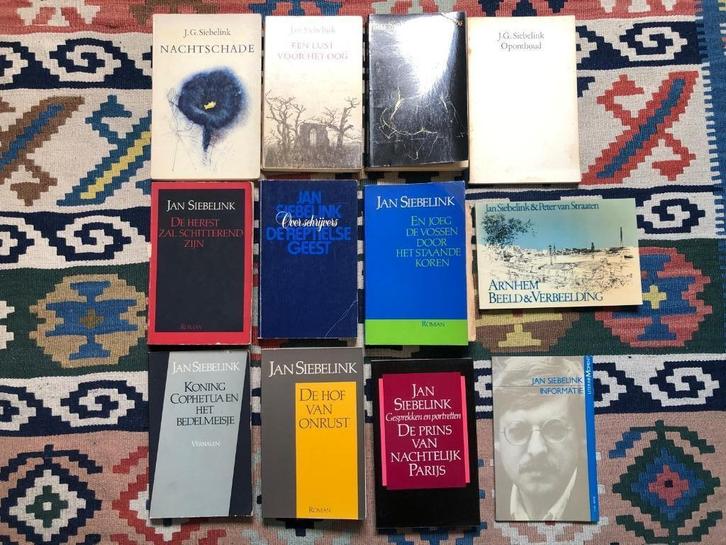 Mooie collectie Jan Siebelink - 1e drukken - gesigneerd, Boeken, Romans, Gelezen, Nederland, Ophalen of Verzenden