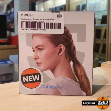 Soundpeats Gamer No.1 Draadloze Gaming Earbuds | Nieuw beschikbaar voor biedingen