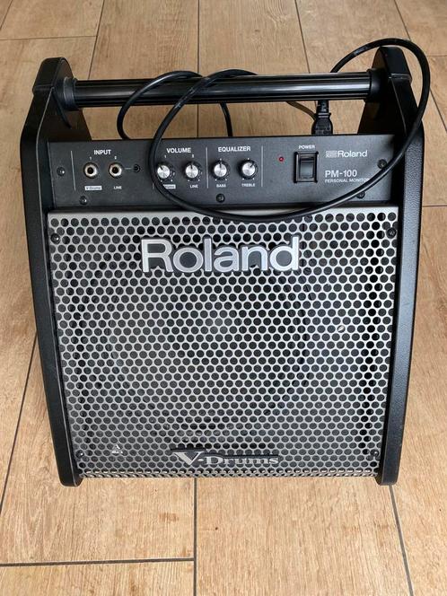 Roland PM-100 drum monitor, Muziek en Instrumenten, Versterkers | Keyboard, Monitor en PA, Zo goed als nieuw, Minder dan 500 watt