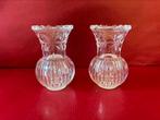 2 Vintage kristalglas kleine vaasjes, Ophalen of Verzenden