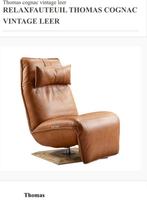 Vintage Leren Relaxfauteuils (Set van 2), Ophalen, Gebruikt, Leer, 75 tot 100 cm