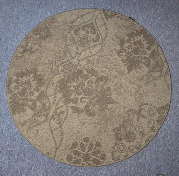 Rond Tapijt met Bloemenmotief beschikbaar voor biedingen