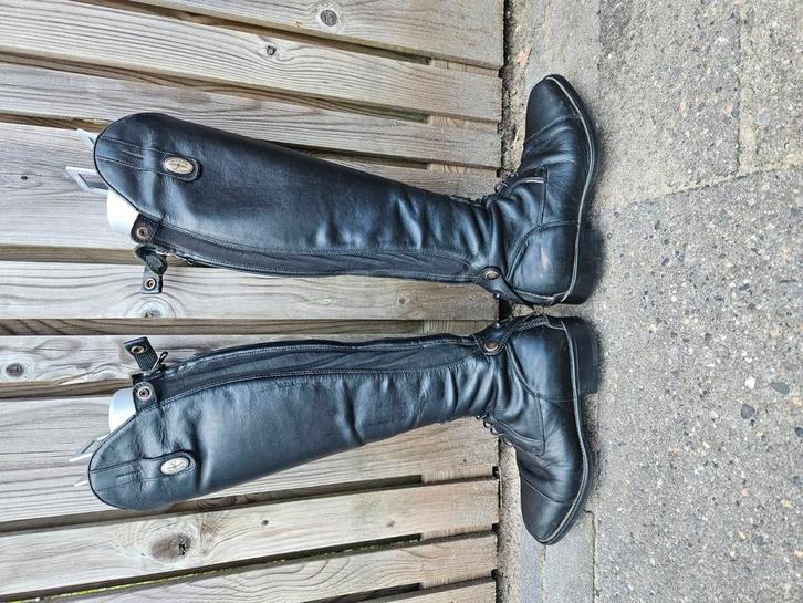 DeNiro leren paardrijlaarzen maat 35, Dieren en Toebehoren, Paardrijkleding, Gebruikt, Kinderen, Schoeisel, Dressuur, Ophalen of Verzenden