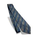 Yves Saint Lauren Paisley Stropdas Zijde YSL Nieuwstaat, Ophalen of Verzenden, Zo goed als nieuw, Blauw