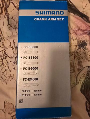 Shimano FC-E6100 Crank Arm Set 170mm beschikbaar voor biedingen