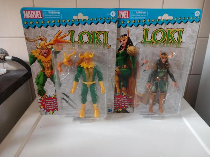 Hasbro marvel legends - Loki en Lady Loki (Nijmegen-oost), Verzamelen, Poppetjes en Figuurtjes, Nieuw, Ophalen of Verzenden