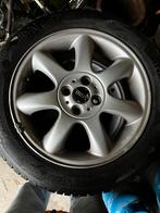 Mini Cooper R156 velgen 195/15 R16 + zomerbanden., Auto-onderdelen, Banden en Velgen, Gebruikt, Velg(en), 16 inch, Ophalen of Verzenden