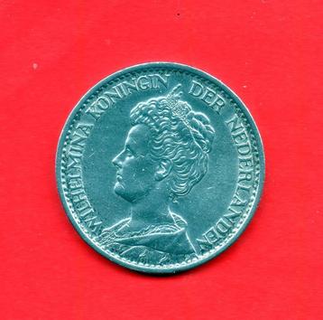 WILHELMINA 1 GULDEN 1916 EEN TOP MUNT ZILVER beschikbaar voor biedingen