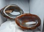 Agaat schaal 2 x, Huis en Inrichting, Ophalen of Verzenden, Nieuw, Ovaal, Steen of Aardewerk