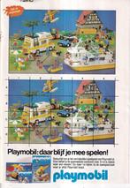 Retro reclame 1981 Playmobil speelgoed zoek de fouten, Verzamelen, Retro, Overige typen, Ophalen of Verzenden