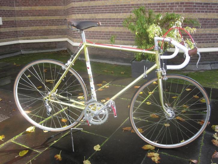 Locomotief Tour de France Campagnolo 1956 Amsterdam Slesker, Fietsen en Brommers, Fietsen | Racefietsen, Zo goed als nieuw, Heren