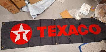Groot spandoek texaco  beschikbaar voor biedingen