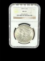 zilveren dollar 1899 Morgandollar, Ophalen of Verzenden, Noord-Amerika, Losse munt, Zilver