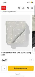 Verzwaarsdeken Hema, Ophalen of Verzenden, Zo goed als nieuw, Eenpersoons, Kussen
