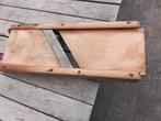 Oude houten kool snijder, Ophalen of Verzenden