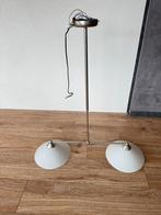 2 Hanglampen - Wegens Verhuizing!, Ophalen, Gebruikt, Glas, Minder dan 50 cm