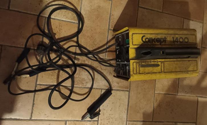 lasapparaat Concept 1400, Doe-het-zelf en Verbouw, Gereedschap | Lasapparaten, Gebruikt, Elektroden, Minder dan 150 ampère, Ophalen