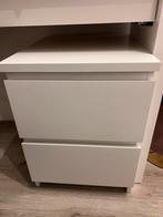 MALM IKEA Witte ladekast - Zo goed als nieuw!, Ophalen, Overige materialen, Minder dan 50 cm, Zo goed als nieuw