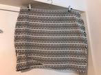 H&M stretch rok rokje dikke stof zwart wit maat 2XL, H&M, Overige kleuren, Verzenden, Rok
