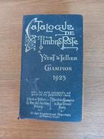 Zeer oude Yvert & Tellier Catalogus 1923, Postzegels en Munten, Postzegels | Toebehoren, Ophalen of Verzenden, Catalogus