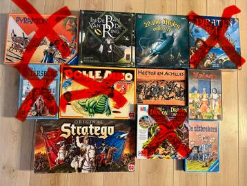 6 bordspellen met mooie artworks – Complete sets! beschikbaar voor biedingen