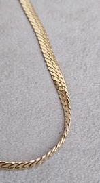 Prachtige gevlochten 14k gouden armband, Ophalen of Verzenden, Nieuw, Zilver, Goud