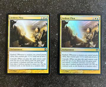 MTG Ardent Plea - 1x foiled en 1x gewoon beschikbaar voor biedingen